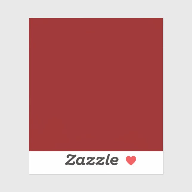 Pegatina Color Sólido Rojo Oscuro (Hoja)