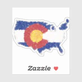 Pegatina Colorado, EE.UU.