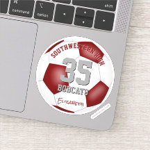 Colores de equipo blanco marrón regalos balón de f