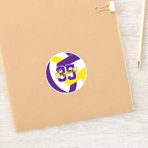 colores del equipo de voleibol de oro morado