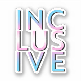 Pegatina Colores Trans Inclusivos