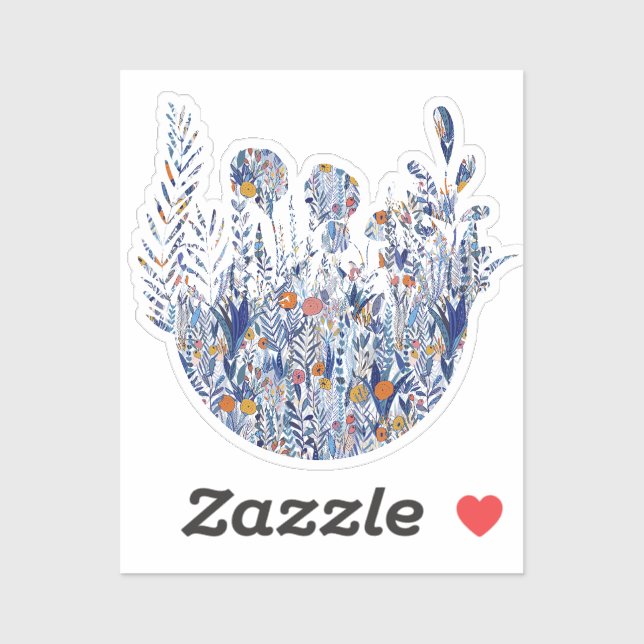 Pegatina Colorful Bold Garden Mix (Hoja)