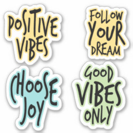 PEGATINA COLORIDA CITA INSPIRADORA