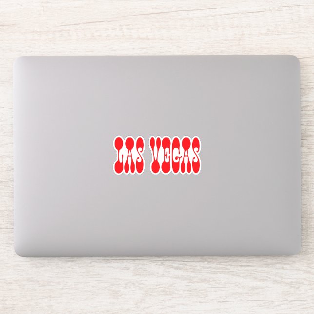 Pegatina Coloridas Las Vegas (Ordenador)