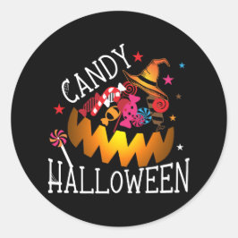 Pegatina colorido de Candy Halloween