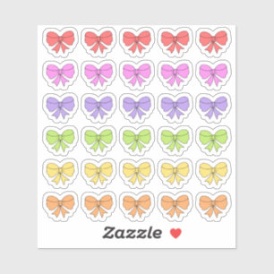 Pegatina Colorido libro de carátulas de arcoíris decorativo