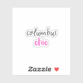 Pegatina Columbus Ohio
