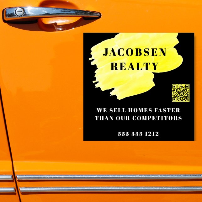 Pegatina Comercialización de código QR para empresas modern (Subido por el creador)