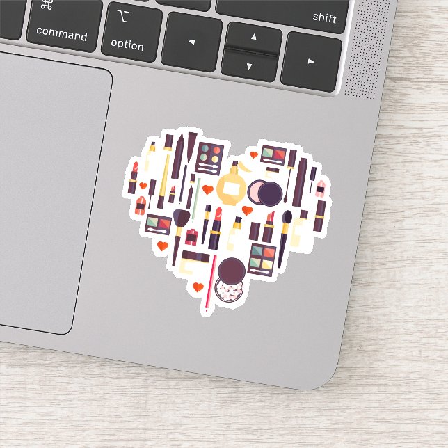 Pegatina Comestics Heart (Detalle)