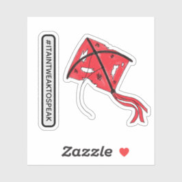 Pegatina Cometa esposada y rota