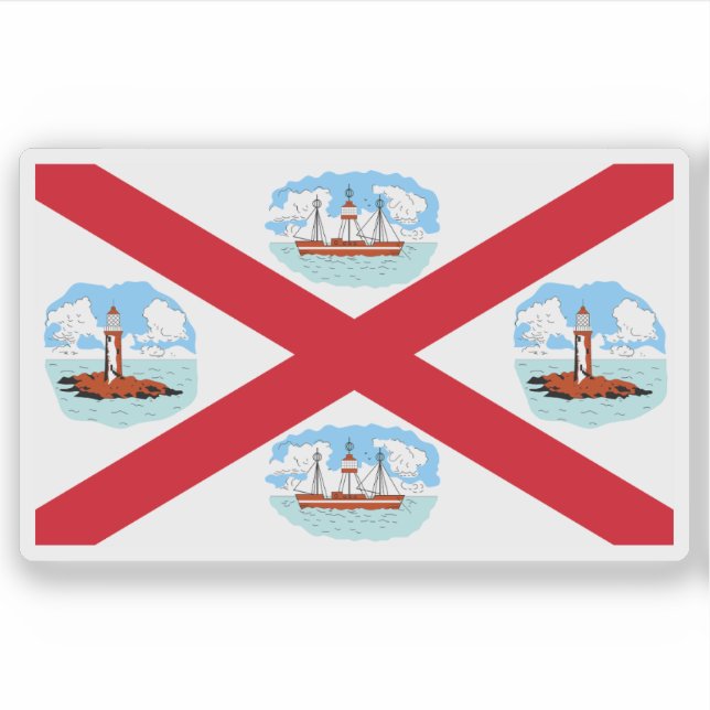 Pegatina Comisionados de la bandera de las luces irlandesas (Anverso)