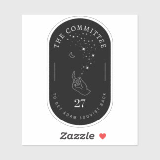 Pegatina Comité para recuperar a Adam Boqvist