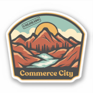 Pegatina Commerce City, Colorado