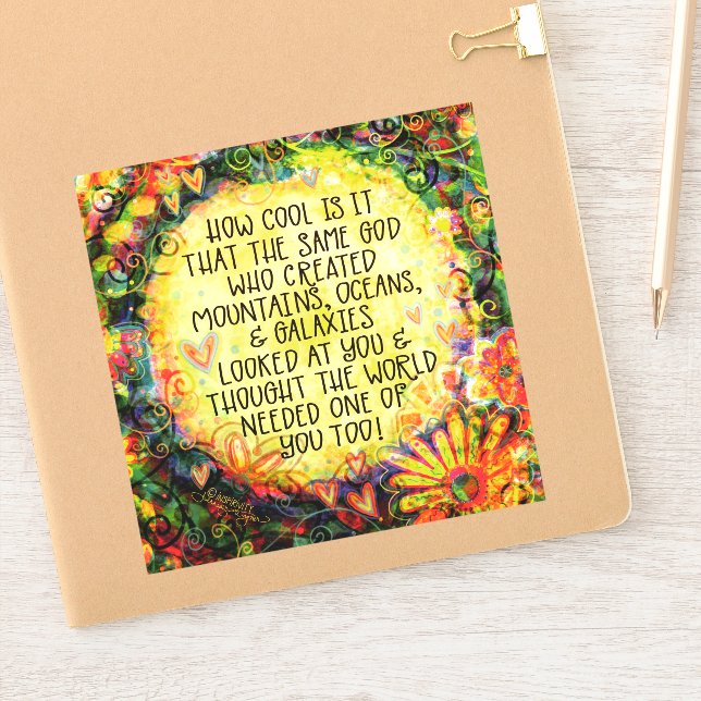 Pegatina Cómo Guay inspira la inespiritualidad de la Bonito (Cuaderno)