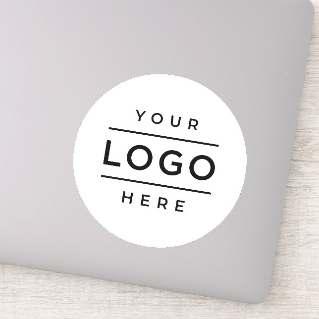 Pegatina Compañía con logotipo comercial promocional (Detalle)