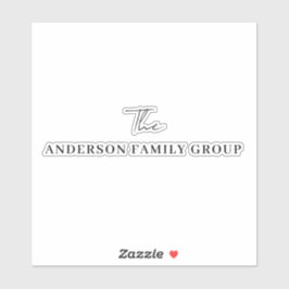 Pegatina Company Business Name Professional Branded