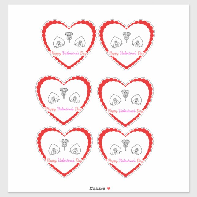 Pegatina ¡Comparte tu amor! (Hoja)