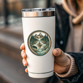 Pegatina Compass Lake Vinyl Sticker | Die-Cut Sticker