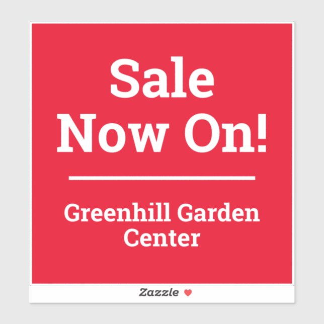 Pegatina Comprar venta o venta en la tienda (Hoja)