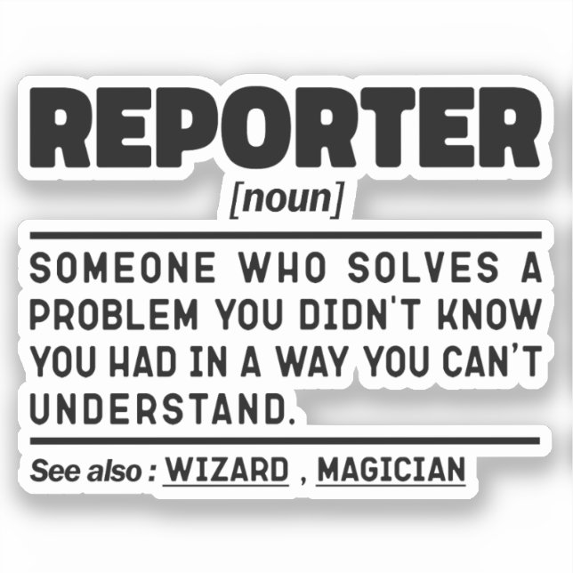 Pegatina Comunicación de prensa de Reporteros sin Fronteras (Anverso)