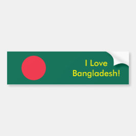 Pegatina con bandera de Bangladesh