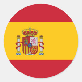 Pegatina con bandera de España