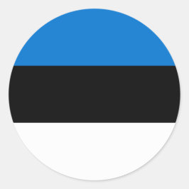 Pegatina con bandera de Estonia