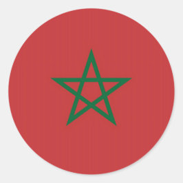 Pegatina con bandera de Marruecos