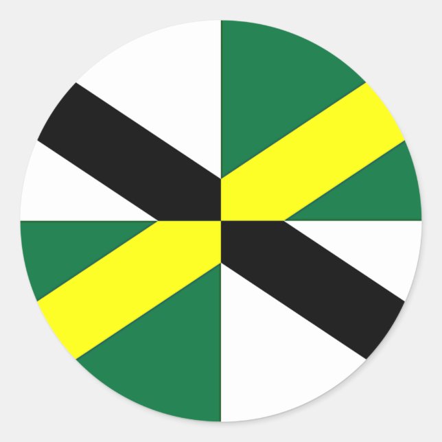 Pegatina con bandera de Monterrey, California, Est (Anverso)