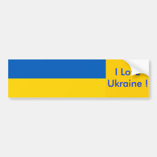 Pegatina con bandera de Ucrania