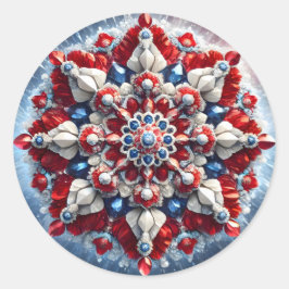 Pegatina con diseño de colores noruegos