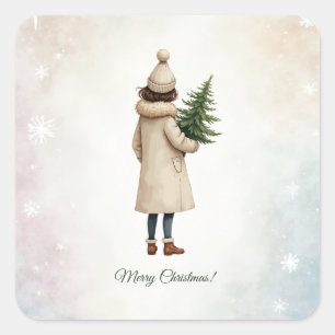 Pegatina con diseño de Navidades