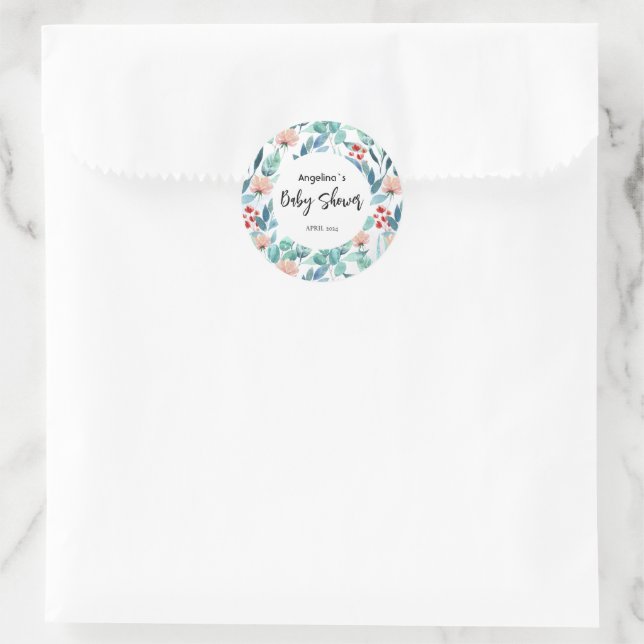 Pegatina con ducha para bebés con un bonito diseño (Bolso)