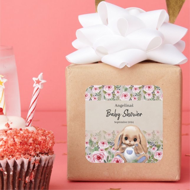 Pegatina con ducha para bebés con un bonito diseño (Fiesta)