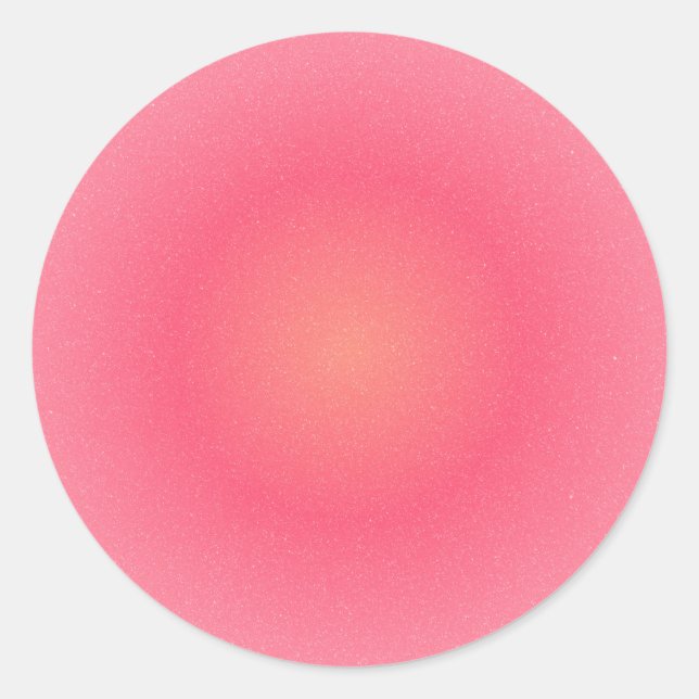 Pegatina con gradiente de color rosa sonrosado – E (Anverso)