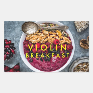 Pegatina con logo de Violin Breakfast