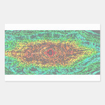 Pegatina con patrones de arcoiris