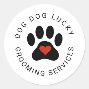 Pegatina con pezuña negra