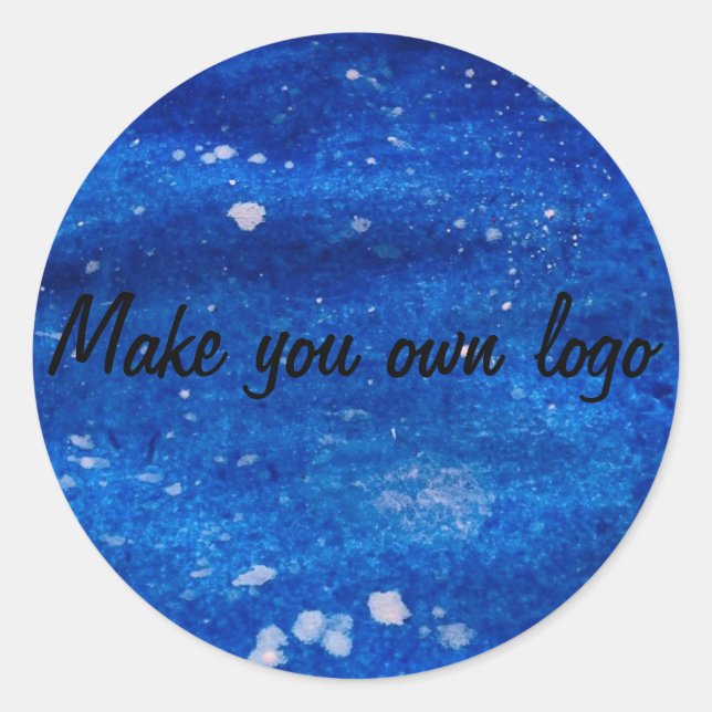 Pegatina con su logotipo (Anverso)