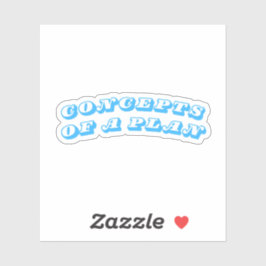 Pegatina Conceptos de un plan