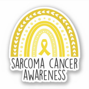 Pegatina Conciencia sobre el cáncer de sarcoma - cáncer de