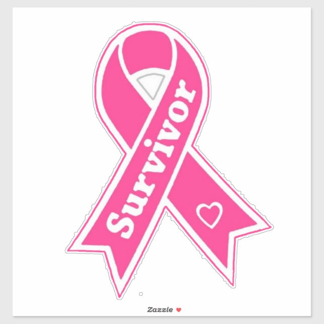 Pegatina Concienciación sobre el cáncer de mama Personaliza (Hoja)