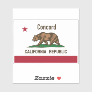 Pegatina Concord California