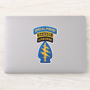 Pegatina Concurso de boinas verdes de las fuerzas especiale