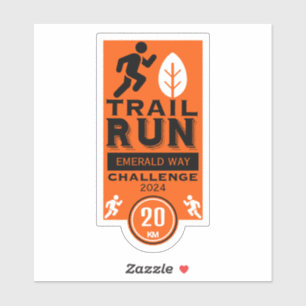 Pegatina Concurso de carreras de Trail Runner
