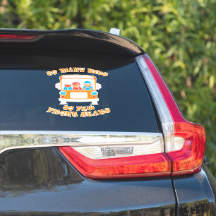 Pegatina Conductor De Autobuses Tantos Niños Tan Pocos Asi