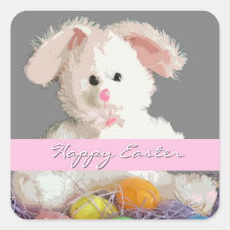 Pegatina - Conejito de oreja con disquete