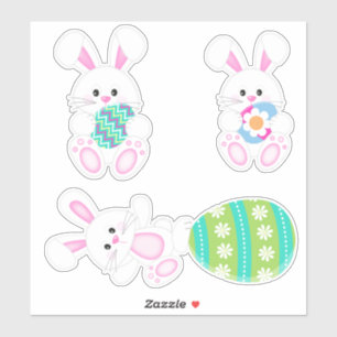 Pegatina Conejito de pascua lindo
