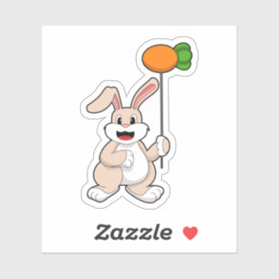 Pegatina Conejo con zanahoria como globo.PNG