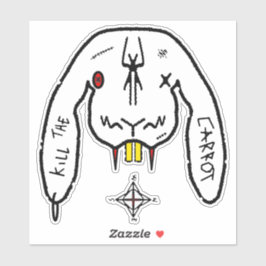 Pegatina Conejo de Doom v3